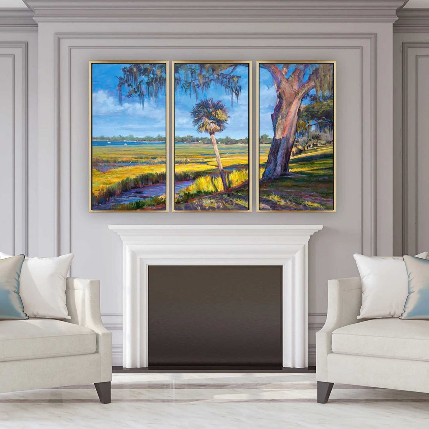 Here Comes the Sun – Lowcountry Morning Canvas Art by Patrick Reid O’Brien