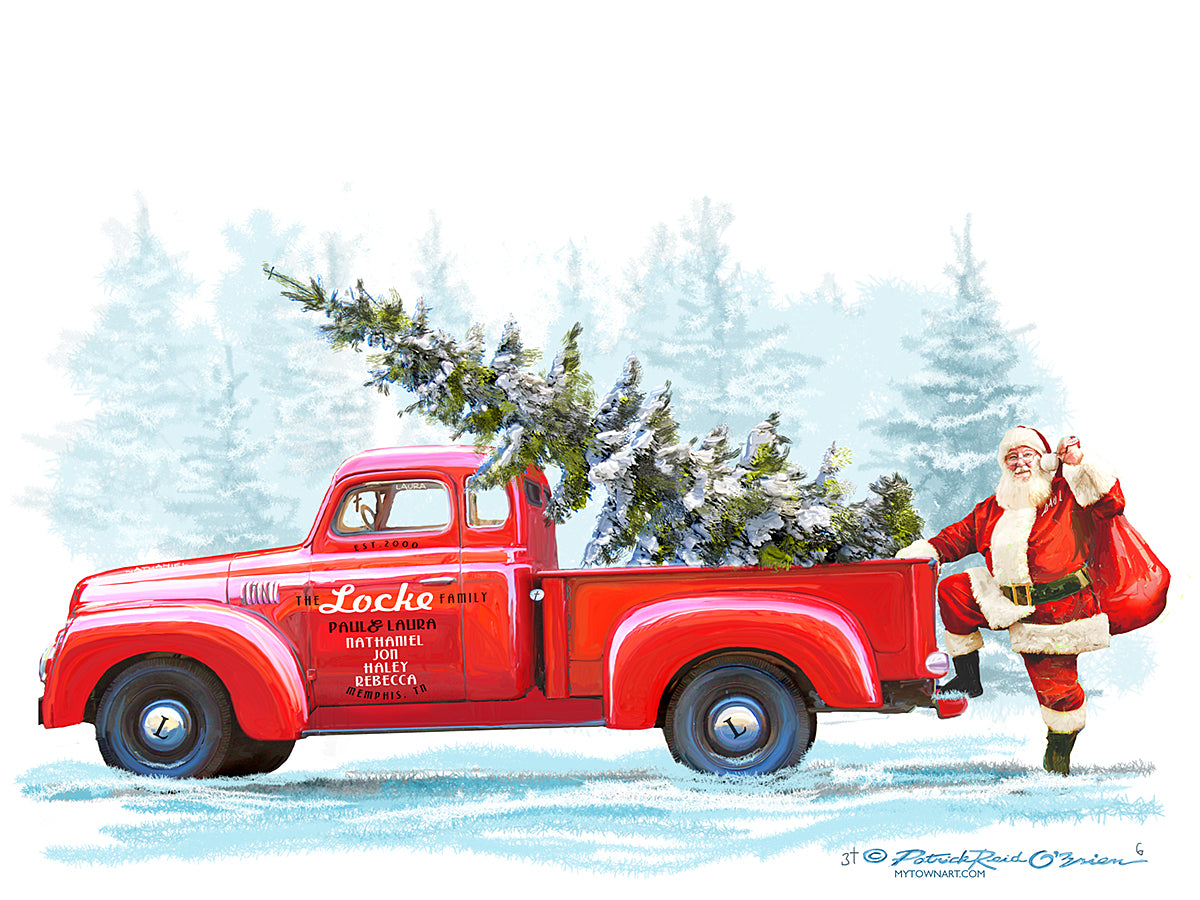 Santa's Red Truck
