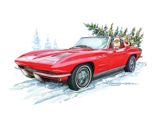 Santa's Corvette