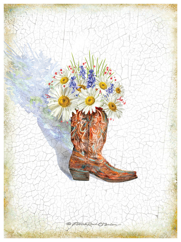 Boot and Flowers