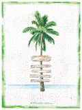 Palm Tree Bucket List in Green