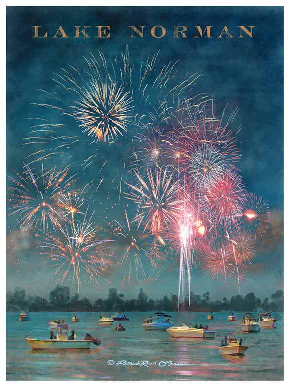 Fireworks at Lake Norman