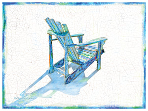 Old Blue Chair Horizontal