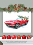 Santa's Corvette