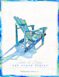 Navy Beach Chair
